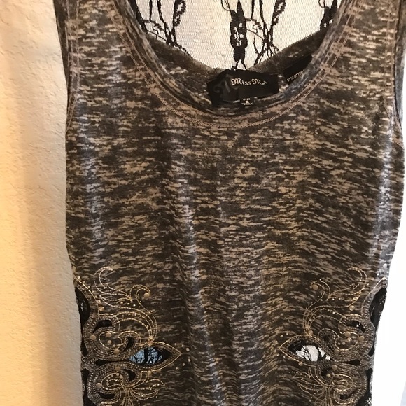 Miss Me Tops - Miss Me Tank Top. Size Small